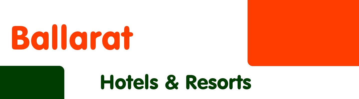 Best hotels & resorts in Ballarat - Rating & Reviews